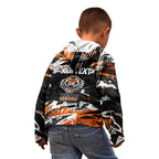 Personalized Wests Tigers Kid Hoodie Graffiti Grunge Abstract Urban Street Style Design