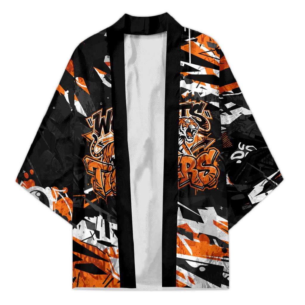 Personalized Wests Tigers Kimono Graffiti Grunge Abstract Urban Street Style Design
