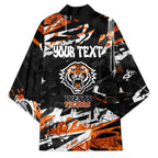 Personalized Wests Tigers Kimono Graffiti Grunge Abstract Urban Street Style Design