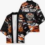 Personalized Wests Tigers Kimono Graffiti Grunge Abstract Urban Street Style Design
