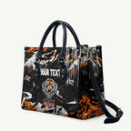 Personalized Wests Tigers Leather Bag Graffiti Grunge Abstract Urban Street Style Design
