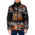 Personalized Wests Tigers Padded Jacket Graffiti Grunge Abstract Urban Street Style Design