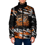 Personalized Wests Tigers Padded Jacket Graffiti Grunge Abstract Urban Street Style Design