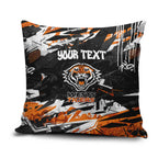 Personalized Wests Tigers Pillow Cover Graffiti Grunge Abstract Urban Street Style Design