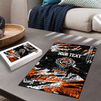 Personalized Wests Tigers Puzzle Graffiti Grunge Abstract Urban Street Style Design