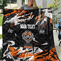 Personalized Wests Tigers Quilt Graffiti Grunge Abstract Urban Street Style Design
