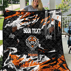 Personalized Wests Tigers Quilt Graffiti Grunge Abstract Urban Street Style Design