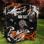 Personalized Wests Tigers Quilt Graffiti Grunge Abstract Urban Street Style Design