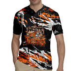 Personalized Wests Tigers Rugby Jersey Graffiti Grunge Abstract Urban Street Style Design