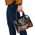 Personalized Wests Tigers Shoulder Handbag Graffiti Grunge Abstract Urban Street Style Design