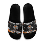 Personalized Wests Tigers Slide Sandals Graffiti Grunge Abstract Urban Street Style Design