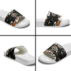 Personalized Wests Tigers Slide Sandals Graffiti Grunge Abstract Urban Street Style Design
