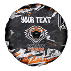 Personalized Wests Tigers Spare Tire Cover Graffiti Grunge Abstract Urban Street Style Design