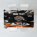 Personalized Wests Tigers Tablecloth Graffiti Grunge Abstract Urban Street Style Design
