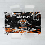 Personalized Wests Tigers Tablecloth Graffiti Grunge Abstract Urban Street Style Design