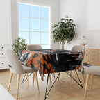 Personalized Wests Tigers Tablecloth Graffiti Grunge Abstract Urban Street Style Design