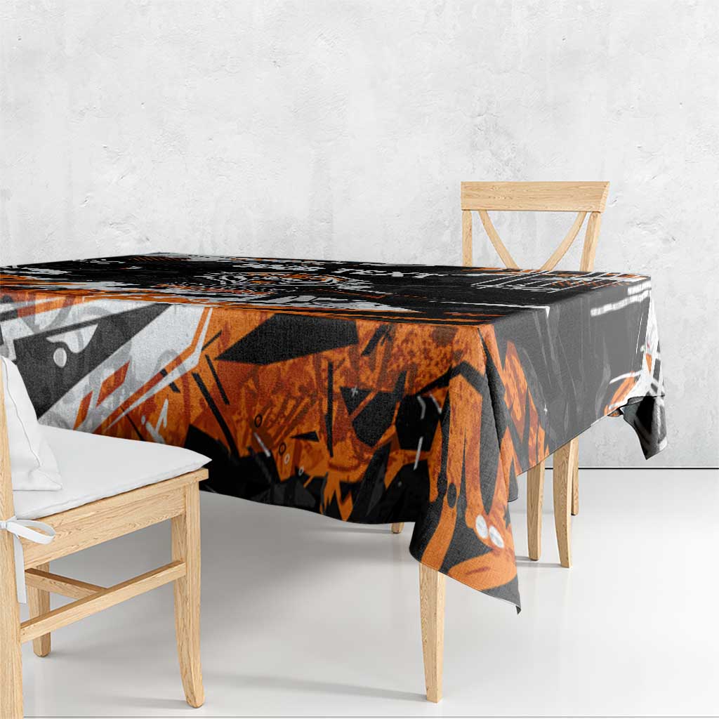 Personalized Wests Tigers Tablecloth Graffiti Grunge Abstract Urban Street Style Design