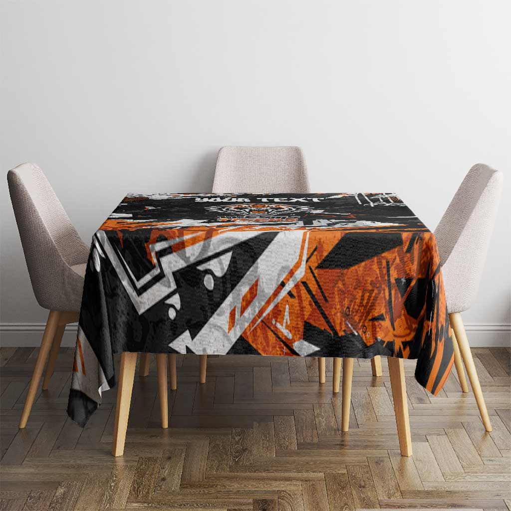 Personalized Wests Tigers Tablecloth Graffiti Grunge Abstract Urban Street Style Design