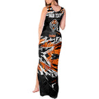 Personalized Wests Tigers Tank Maxi Dress Graffiti Grunge Abstract Urban Street Style Design