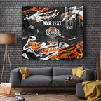 Personalized Wests Tigers Tapestry Graffiti Grunge Abstract Urban Street Style Design
