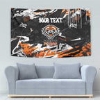 Personalized Wests Tigers Tapestry Graffiti Grunge Abstract Urban Street Style Design