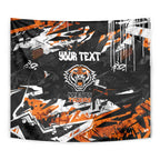 Personalized Wests Tigers Tapestry Graffiti Grunge Abstract Urban Street Style Design