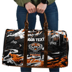 Personalized Wests Tigers Travel Bag Graffiti Grunge Abstract Urban Street Style Design