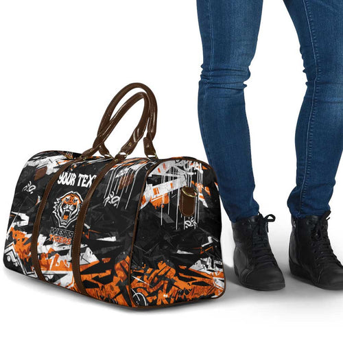 Personalized Wests Tigers Travel Bag Graffiti Grunge Abstract Urban Street Style Design