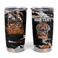 Personalized Wests Tigers Tumbler Cup Graffiti Grunge Abstract Urban Street Style Design