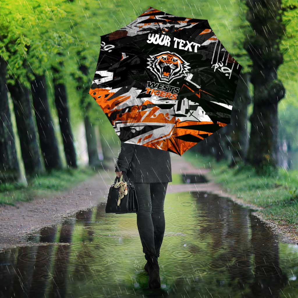 Personalized Wests Tigers Umbrella Graffiti Grunge Abstract Urban Street Style Design