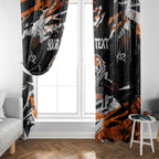 Personalized Wests Tigers Window Curtain Graffiti Grunge Abstract Urban Street Style Design