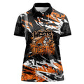 Personalized Wests Tigers Women Polo Shirt Graffiti Grunge Abstract Urban Street Style Design