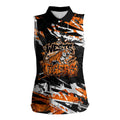 Personalized Wests Tigers Women Sleeveless Polo Shirt Graffiti Grunge Abstract Urban Street Style Design