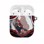 Personalized Sydney Roosters AirPods Case Aboriginal Dot Art - Dreamtime Rugby Mascot