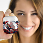 Personalized Sydney Roosters AirPods Case Aboriginal Dot Art - Dreamtime Rugby Mascot