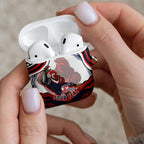Personalized Sydney Roosters AirPods Case Aboriginal Dot Art - Dreamtime Rugby Mascot