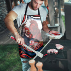 Personalized Sydney Roosters Apron Aboriginal Dot Art - Dreamtime Rugby Mascot