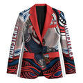 Personalized Sydney Roosters Blazer Aboriginal Dot Art - Dreamtime Rugby Mascot