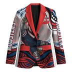 Personalized Sydney Roosters Blazer Aboriginal Dot Art - Dreamtime Rugby Mascot