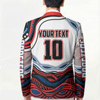 Personalized Sydney Roosters Blazer Aboriginal Dot Art - Dreamtime Rugby Mascot