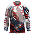 Personalized Sydney Roosters Hockey Jersey Aboriginal Dot Art - Dreamtime Rugby Mascot