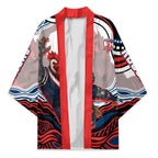 Personalized Sydney Roosters Kimono Aboriginal Dot Art - Dreamtime Rugby Mascot