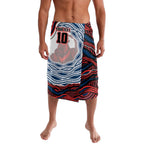 Personalized Sydney Roosters Lavalava Aboriginal Dot Art - Dreamtime Rugby Mascot