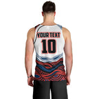 Personalized Sydney Roosters Men Tank Top Aboriginal Dot Art - Dreamtime Rugby Mascot