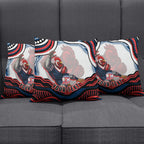 Personalized Sydney Roosters Pillow Cover Aboriginal Dot Art - Dreamtime Rugby Mascot