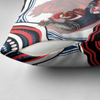 Personalized Sydney Roosters Pillow Cover Aboriginal Dot Art - Dreamtime Rugby Mascot