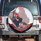 Personalized Sydney Roosters Spare Tire Cover Aboriginal Dot Art - Dreamtime Rugby Mascot
