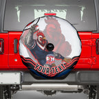 Personalized Sydney Roosters Spare Tire Cover Aboriginal Dot Art - Dreamtime Rugby Mascot