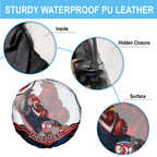 Personalized Sydney Roosters Spare Tire Cover Aboriginal Dot Art - Dreamtime Rugby Mascot