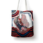 Personalized Sydney Roosters Tote Bag Aboriginal Dot Art - Dreamtime Rugby Mascot